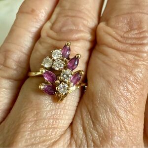 Elegant 14k Gold and Ruby Gemstone Ring